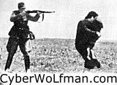 Nazi shooting un-armed woman and child. :-(