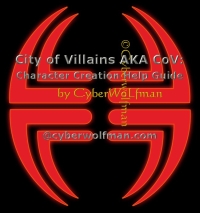 CoV AKA City of Villains Character Creation Help Guide